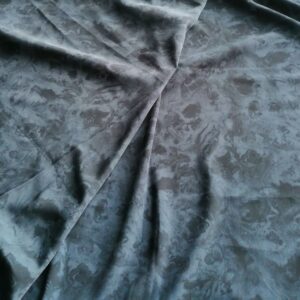 viscose blauw zwarte vlekken 0,8m en 0,3m