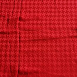 rode satijn mat-blinkende tekening 0,6m