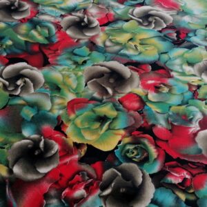 dubbele jersey bloemen 1,5m