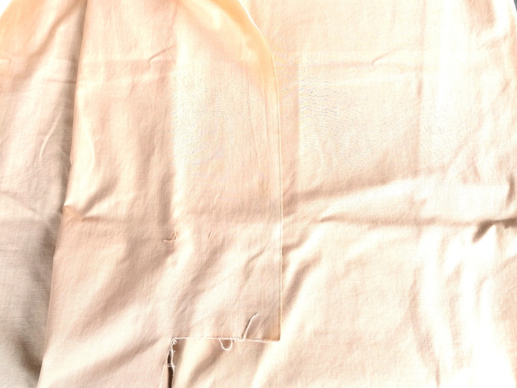 stevige beige katoen van 2m - Afbeelding 2