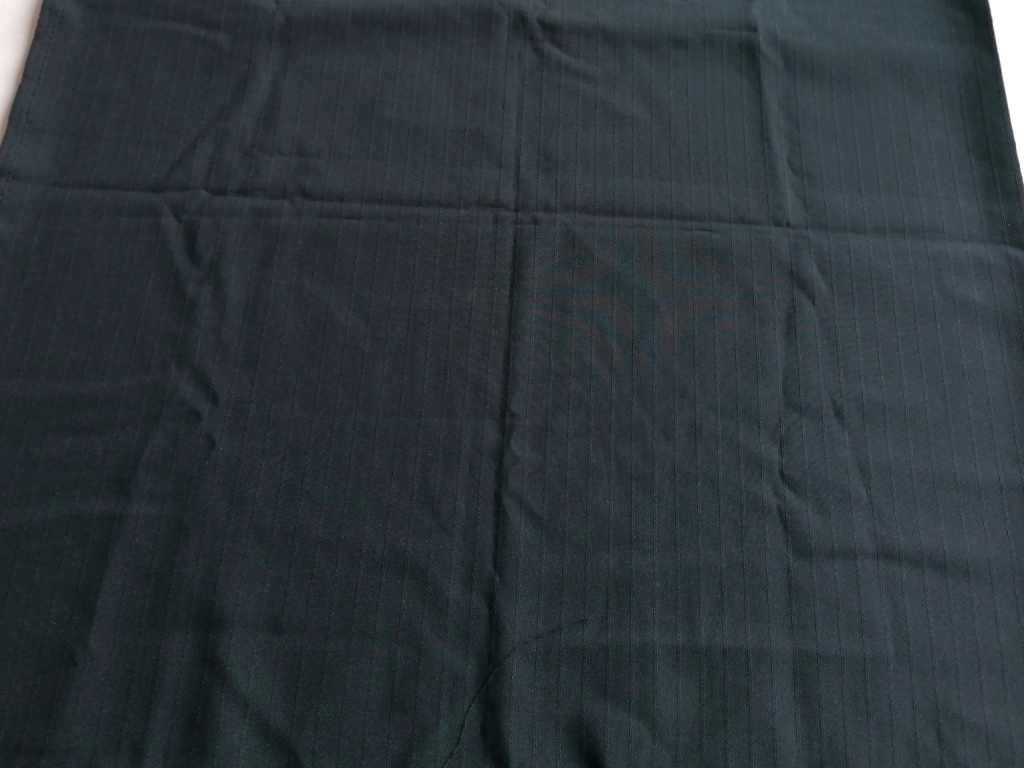 Jacquard donkerblauw ingeweven streepje 1,5m - Afbeelding 2