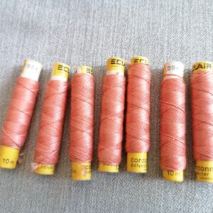 zalmkleurig vintage cordonnet  10m