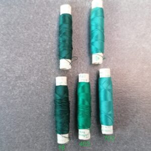 groenturqois zijden vintage naaigaren Gutermann