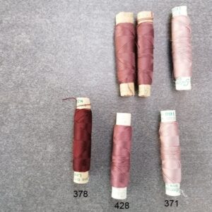 roze zijden vintage naaigaren Gutermann 30m