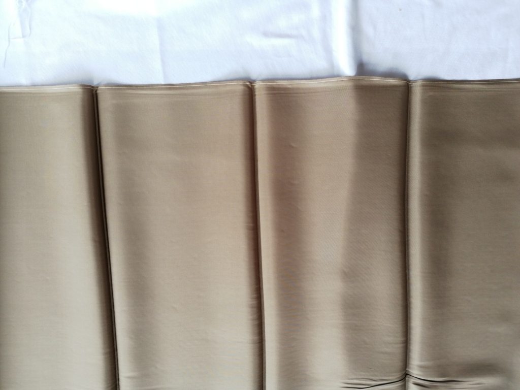 beige voering verkocht /10cm 2,5m - Afbeelding 2