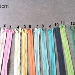 nylon spiraalrits 45cm verschillende tinten