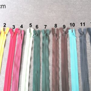 nylon spiraalrits 50cm verschillende tinten