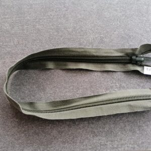 deelbare spiraalrits 5mm, kakigroen 36cm