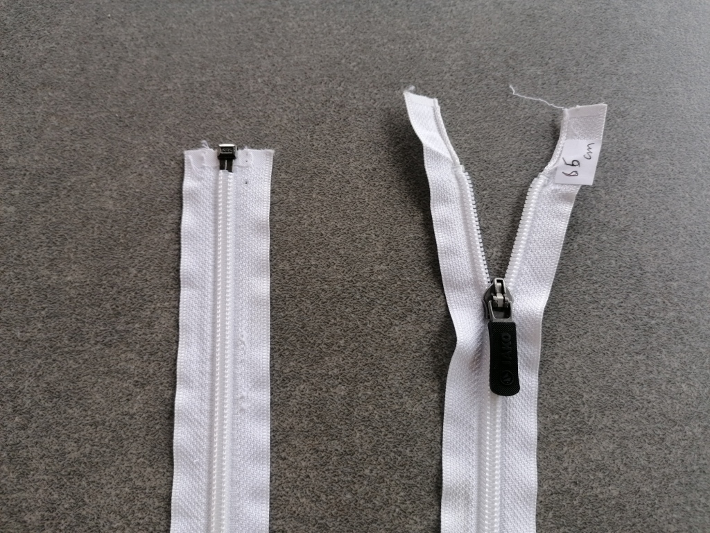 deelbare spiraalrits 6mm, 656cm wit