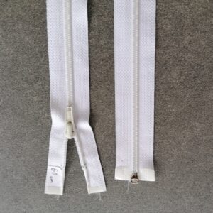 deelbare spiraalrits 5mm, 60cm wit