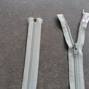 deelbare spiraalrits 6mm,65cm lichtblauw