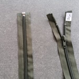 deelbare spiraalrits 7mm, 70cm kakigroen