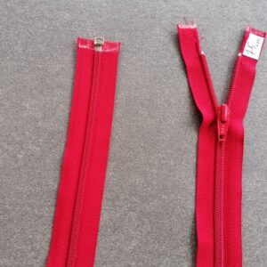 deelbare spiraalrits 6mm, 75cm rood