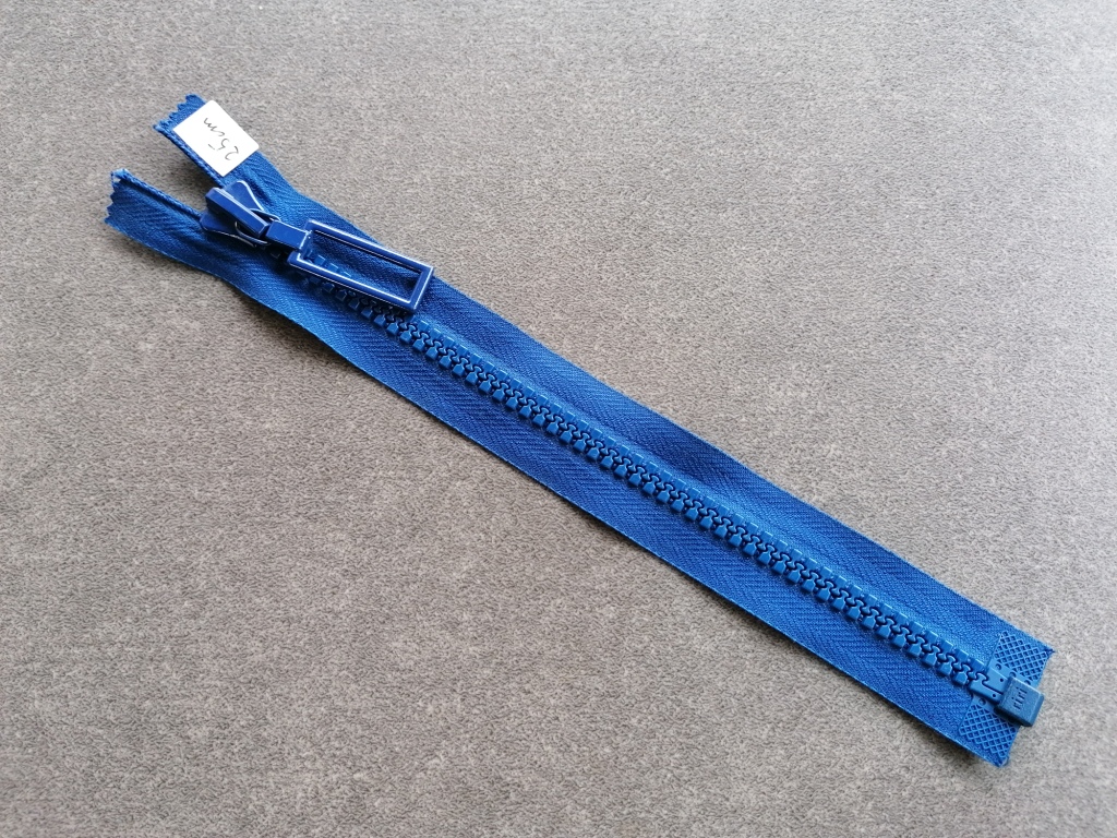 deelbare bloktandrits 8mm, blauw 25cm