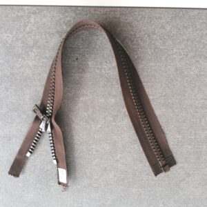 deelbare bloktandrits 8mm, bruin 40cm