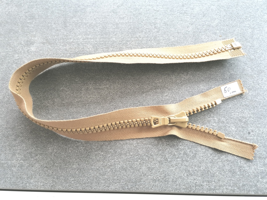 deelbare bloktandrits 8mm, okergeel 50cm