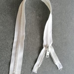 deelbare bloktandrits  8mm, wit 55cm