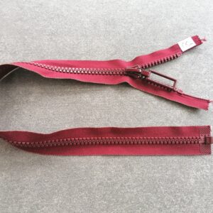 deelbare bloktandrits  8mm, bordeauxrood 55cm