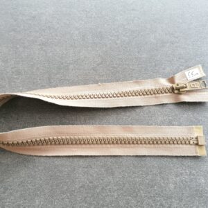 deelbare bloktandrits  8mm, beige 55cm