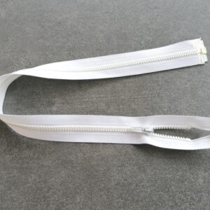 deelbare bloktandrits  5mm, wit 60cm