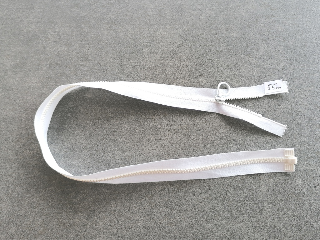 deelbare bloktandrits 4mm, wit 55cm