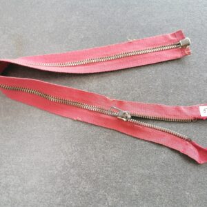 deelbare metalen bloktandrits  5mm, rood 50cm