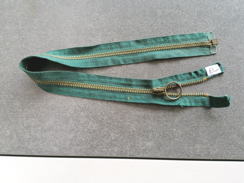 deelbare metalen bloktandrits 5mm, groen 53cm