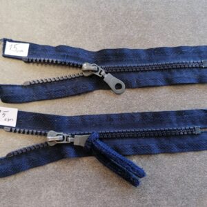 kunststof bloktandrits  5mm, blauw 15cm