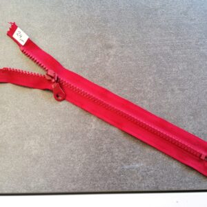 kunststof bloktand rits  5mm, rood 24cm