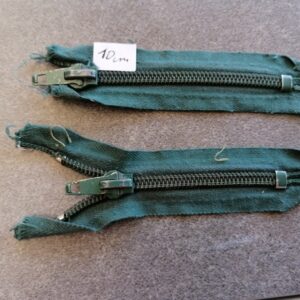 korte spiraal rits  5mm, groen 10cm