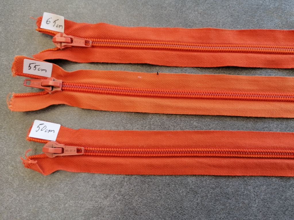 rood-blauw deelbare spiraalrits f 65cm - Afbeelding 2