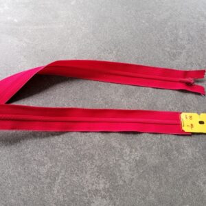 spiraal rits  3mm, rood  50cm