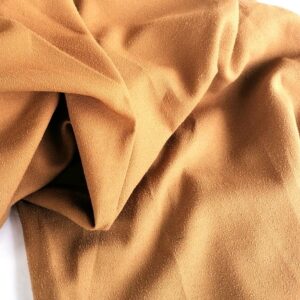bruine crepe stof   /10cm 3m