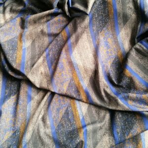 vintage jersey in blauw  beige grijs tinten 2m