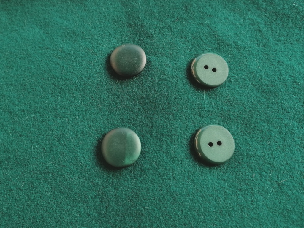 100% wollen stof donker turquoise groen 1,3m - Afbeelding 4