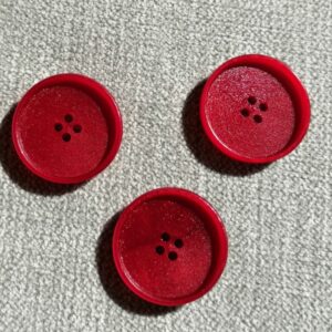 rode platte knoop
