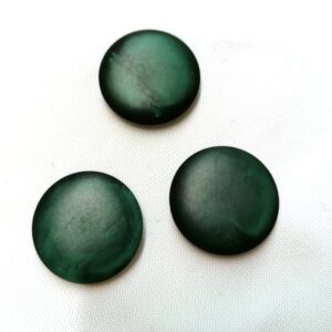 knopen groen met afgeronde kant 24mm