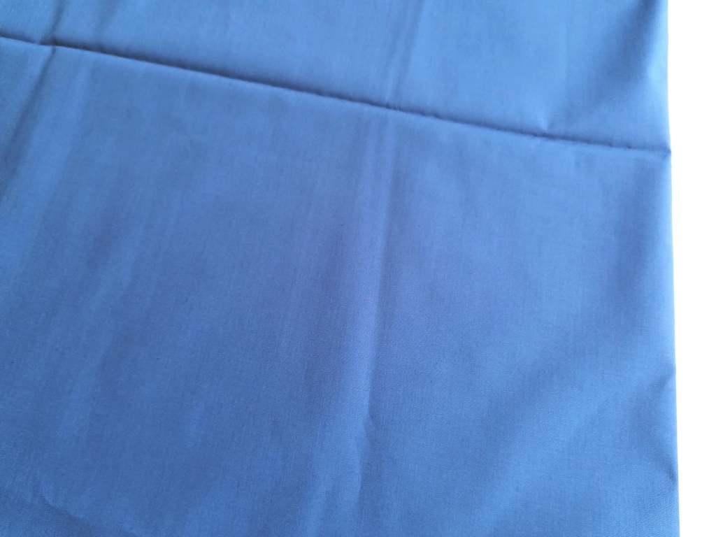 blauwe dunne katoen 1,8m