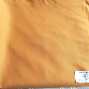 stretch voering okergeel /10cm