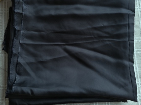 Matte satijn donkerblauw