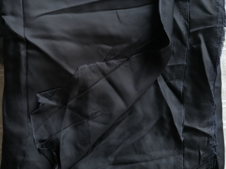 matte satijn donkerblauw 1,8m - Afbeelding 2