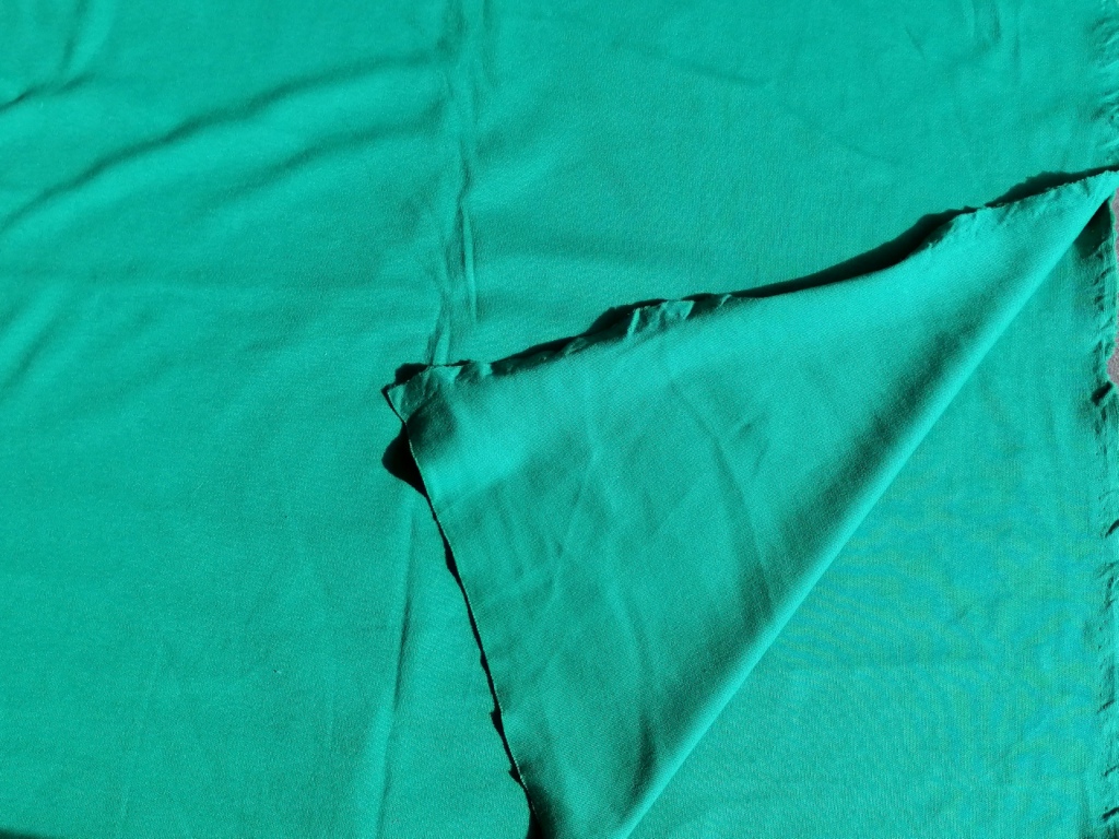 groene dubbele jersey lengte 2m