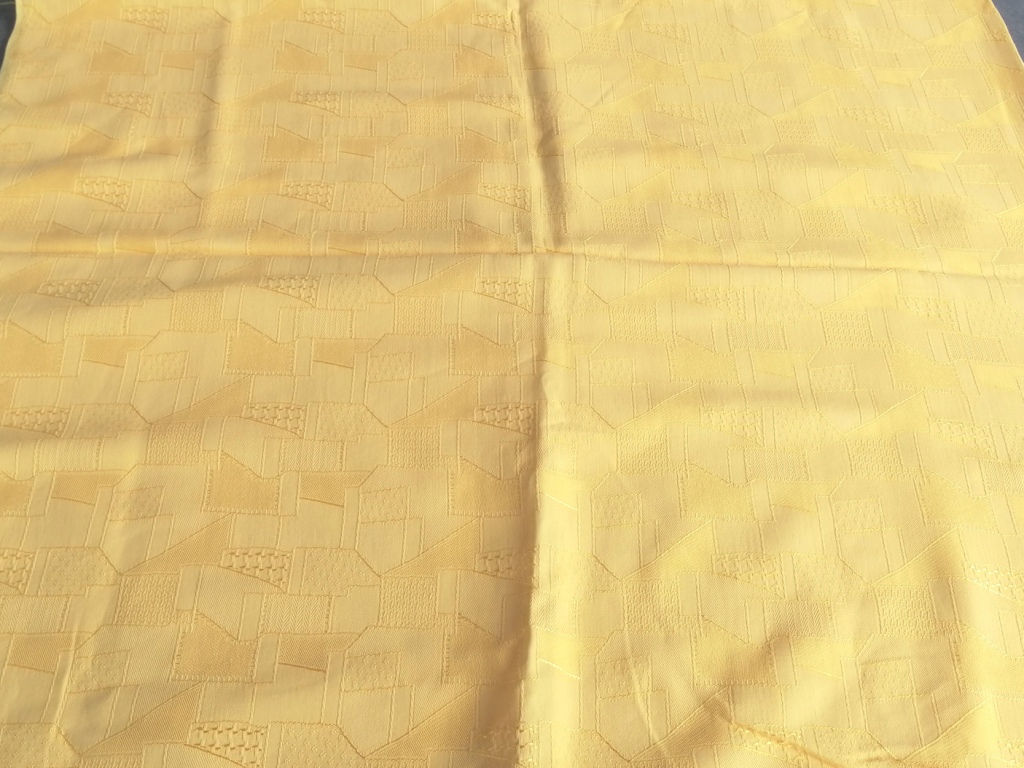 gele katoenen jacquard stof 1,5m