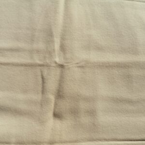 zachte lichtbeige wollen stof 0,9m