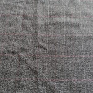 vintage grijze wollen stof 1,5m