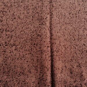 roodbruine gespikkelde bouclé stof 1,5m