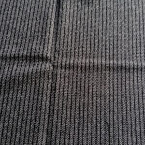 blauwgrijs gestreepte stof keperbinding 0,9m