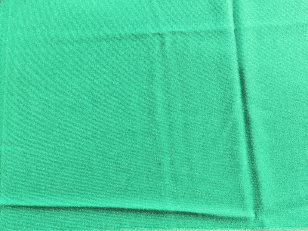 dunne groene wollen flanel 1,3m