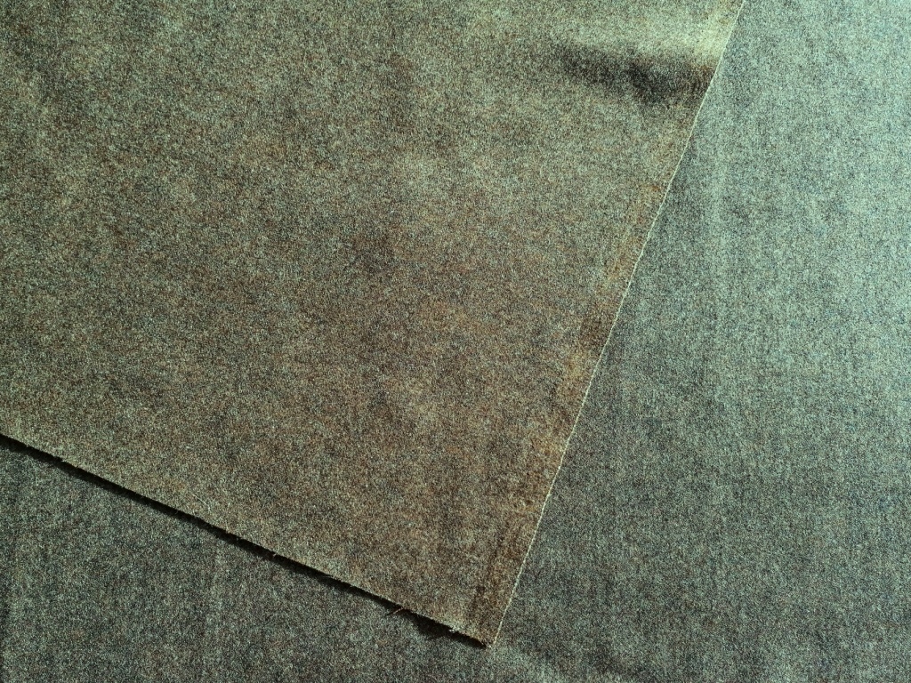 groen bruin gemeleerde wollen flanel 3m - Afbeelding 2