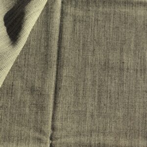 zeer kleine pied-de-poule stof geel zwart 0,8m